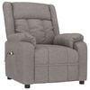 vidaXL Massage Chair Taupe Fabric