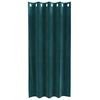 vidaXL Blackout Curtains 2 pcs Dark Green 140 x 175 cm Velvet