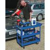 Draper Tools Tool Trolley 3 Tier Blue