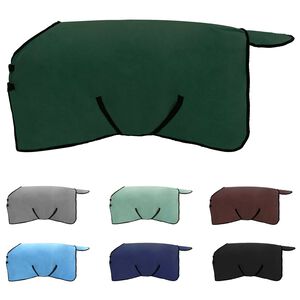 vidaXL Horse Blanket Full Dark Green Polyester