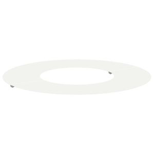 vidaXL suitable for Flat Tree Ring White &Oslash;30/60 cm Steel