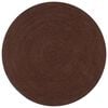 vidaXL Handmade Rug Jute Round 150 cm Brown