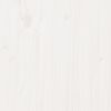 vidaXL Garden Planter White 60x60x23 cm Solid Wood Pine