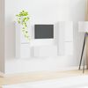 vidaXL TV Cabinet Set 5 pcs White Engineered Wood