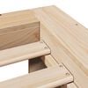 vidaXL Bed Frame without Mattress 120x200 cm Solid Wood Pine