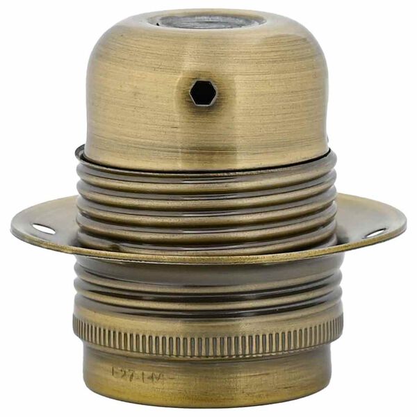 vidaXL Lamp Holders 2 pcs Bronze E27