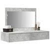 vidaXL Dressing Table Grey 100 x 40 x 70 cm Engineered Wood