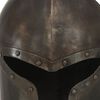 vidaXL Medieval Knight Helmet Antique Replica LARP Silver Steel