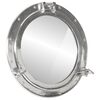vidaXL Porthole Mirror Wall Hanging &Oslash;50 cm Aluminium and Glass