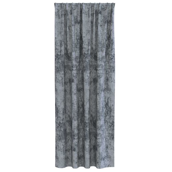 vidaXL Velvet Curtains 2 pcs Silver Grey 225 x 140 cm Velvet