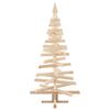 vidaXL Christmas Trees with Stand Natural 150 cm Solid pine wood