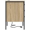 vidaXL Bedside Cabinet Sonoma Oak 42 x 41 x 61 cm Engineered Wood