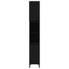 vidaXL Bathroom Cabinet Black 30x30x190 cm Engineered Wood