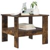 vidaXL Coffee Table Smoked Oak 57 x 55 x 45 cm Engineered Wood