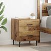 vidaXL Bedside Cabinet Old Wood 40 x 35 x 47.5 cm Engineered Wood