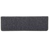 vidaXL Stair Mats 15 pcs 65x21x4 cm Dark Grey Rectangular Edge