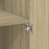 vidaXL Storage Cabinet Sonoma Oak 70x42.5x225 cm Engineered Wood