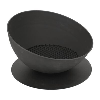 Esschert Design Fire Bowl Sloping On Disc Black