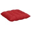 vidaXL Seat Cushions 2 pcs Red 40 x 40 x 6 cm Fabric