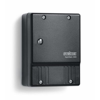 Steinel Photoelectric Lighting Controller NightMatic 3000 Black