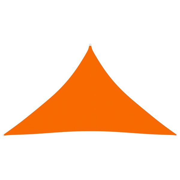 vidaXL Sunshade Sail Oxford Fabric Triangular 3x3x4.24 m Orange