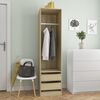 vidaXL Wardrobe with Drawers Sonoma Oak 50x50x200 cm Engineered Wood
