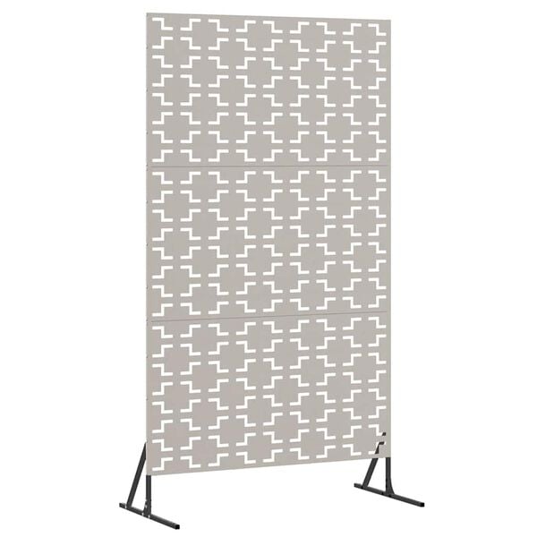 vidaXL Privacy Screen Grey 100 x 50 x 180 cm Weathering Steel