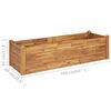 vidaXL Garden Raised Bed 160x60x44 cm Solid Acacia Wood