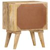 vidaXL Bedside Cabinet 40x30x50 cm Solid Mango Wood