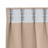 vidaXL Blackout Curtains with Rings 2 pcs Taupe 225 x 140 cm Polyester