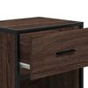 vidaXL Bedside Cabinet Brown Oak 40x31x50 cm Engineered Wood