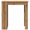 vidaXL Bar Table with Storage Rack Artisan Oak 102x50x103.5 cm