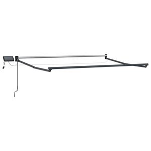 vidaXL Electric Retractable Awning Frame Anthracite 2.5 x 2 m