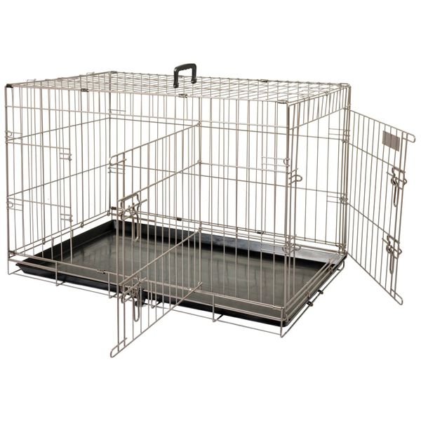 FLAMINGO Pet Crate Ebo Metallic Brown 92x56x64 cm 517582