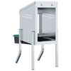 vidaXL Chicken Nesting Box 1 Compartment with Legs Galvanised Steel