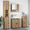 vidaXL Bathroom Furniture Set with Drawer with Door 4 pcs Artisan Oak