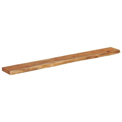 vidaXL Wall Shelf 180x20x3.8 cm Rectangular Solid Wood Acacia Live Edge