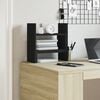 vidaXL Desk Organiser Black 38.5x17x39 cm Engineered wood