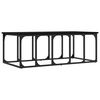 vidaXL Coffee Table Black 100x50x35.5 cm Engineered Wood