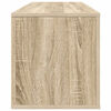 vidaXL Wall Shoe Cabinet Sonoma Oak 100x35x38 cm Engineered Wood