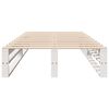 vidaXL Bed Frame without Mattress White 90x190 cm Single Solid Wood Pine
