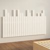 vidaXL Wall Headboard White 146.5x3x80 cm Solid Wood Pine