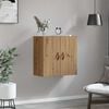 vidaXL Wall Cabinet Artisan oak 60 x 31 x 60 cm Engineered wood