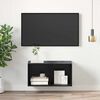 vidaXL TV Cabinet Set Black Oak 37 x 37 x 72 cm Engineered Wood