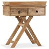 vidaXL Side Table Solid Mango Wood 65x40x76 cm