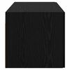 vidaXL Wall Cabinet Black oak 80 x 42.5 x 40 cm Engineered wood