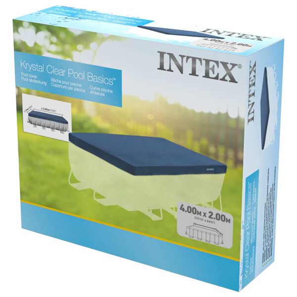 Intex Pool Cover Rectangular 390x180 cm 28037