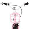 vidaXL Kids Bike with Front Carrier 20 inch Pink and Black