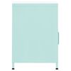 vidaXL Nightstands 2 pcs Mint 35x35x51 cm Steel