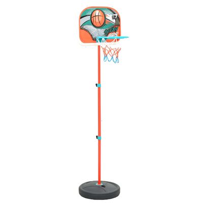 vidaXL Portable Basketball Play Set Adjustable 133-160 cm